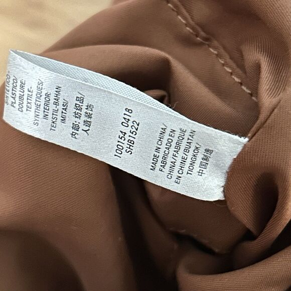 Fossil Brown Genuine Leather Crossbody Bag Purse - Picture 10 of 15